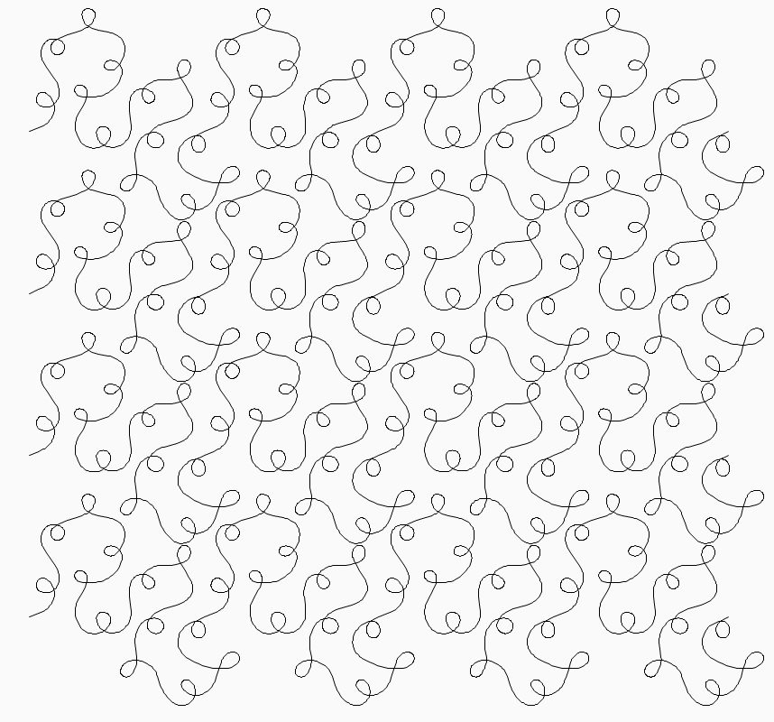 Looped Flowers Panto 2