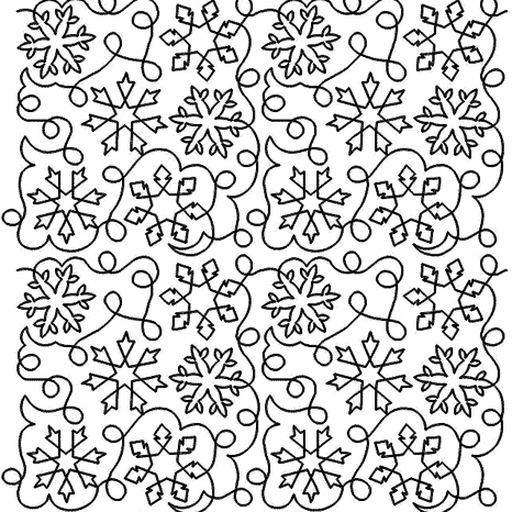 Debs Snowflakes Meander