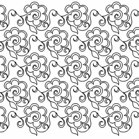 Panto Swirl Flowers