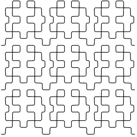 Puzzle Pieces Round